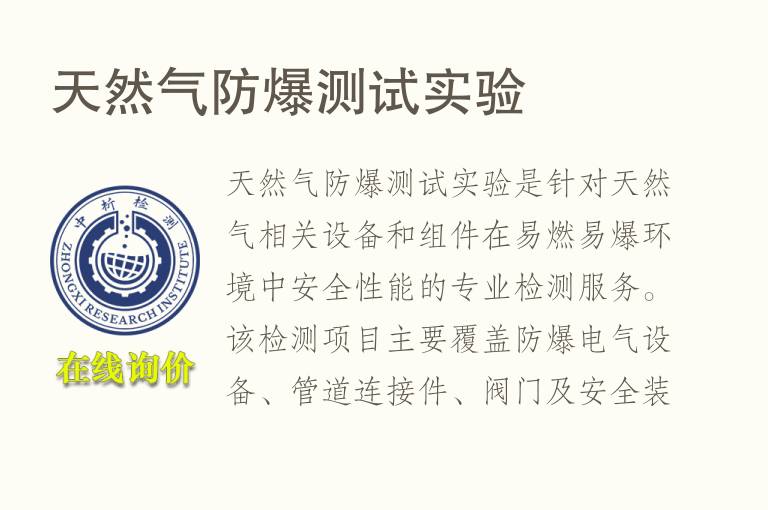 天然气<font color='red'>防爆</font>测试实验
